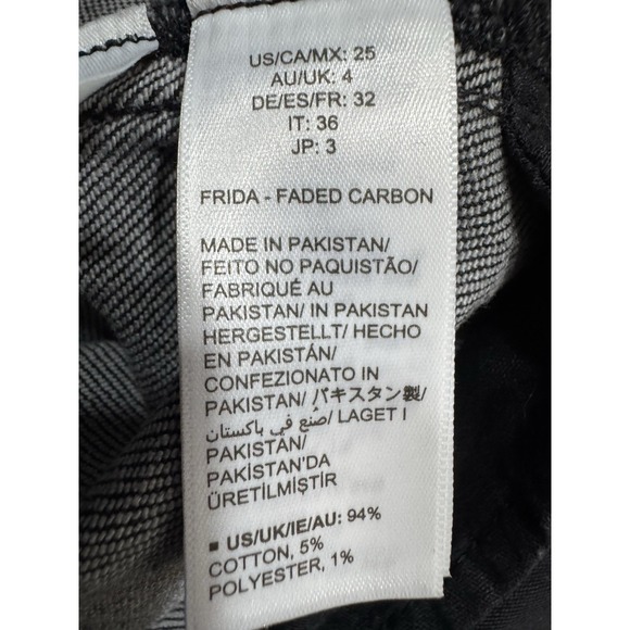 The Drop Jeans Frida Wide Leg Women's Size 25 (24x29) Stone Washed Black NWT - Picture 10 of 11